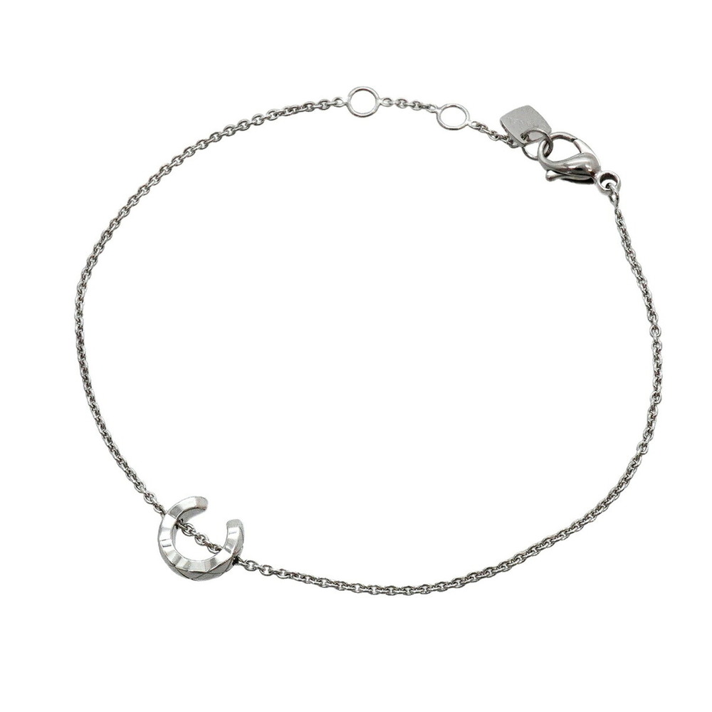 CHANEL 18k Silver Charm Bracelet